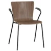 Krzesło Vico Duo Vm113 Z Podłokietnikami Orzech Fritz Hansen