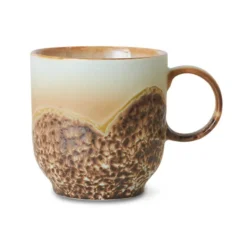 Kubek Ceramiczny Z Uchem 70S Shell Hkliving