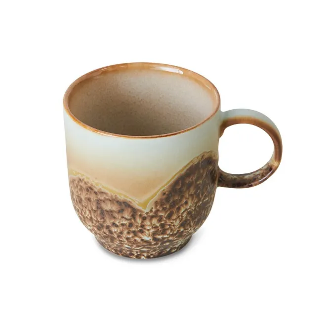 Kubek Ceramiczny Z Uchem 70S Shell Hkliving