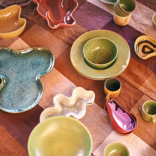 Kubek Ceramiczny Z Uchem 70S Shell Hkliving