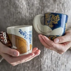 Kubek Hezha Niebieski Bloomingville