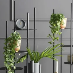 Kwietnik Circles Czarny Calligaris