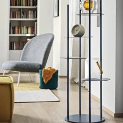 Kwietnik Circles Czarny Calligaris