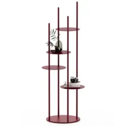 Kwietnik Circles Czerwony Calligaris