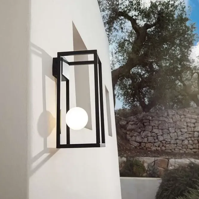 Lampa Abachina Wersja Podłogowa Czarna Double Karman