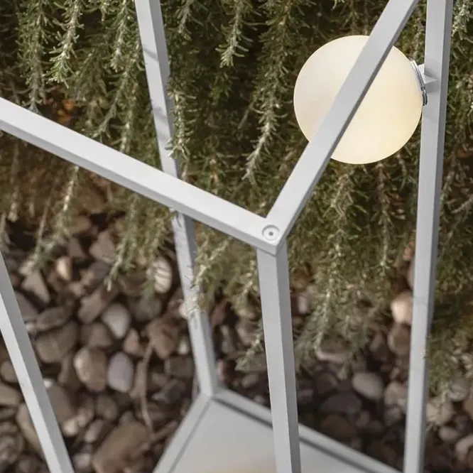 Lampa Abachina Wersja Podłogowa Biała Double Karman