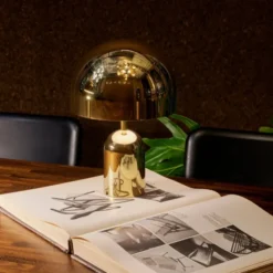 Lampa Bezprzewodowa Bell Led Złota Tom Dixon