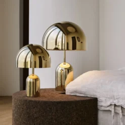 Lampa Bezprzewodowa Bell Led Złota Tom Dixon