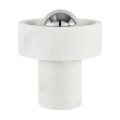 Lampa Bezprzewodowa Stone Srebrna Tom Dixon
