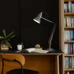 Lampa Biurkowa Original 1227 Brass Elephant Grey Anglepoise