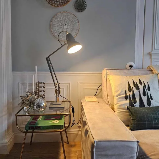 Lampa Biurkowa Original 1227 Brass Elephant Grey Anglepoise