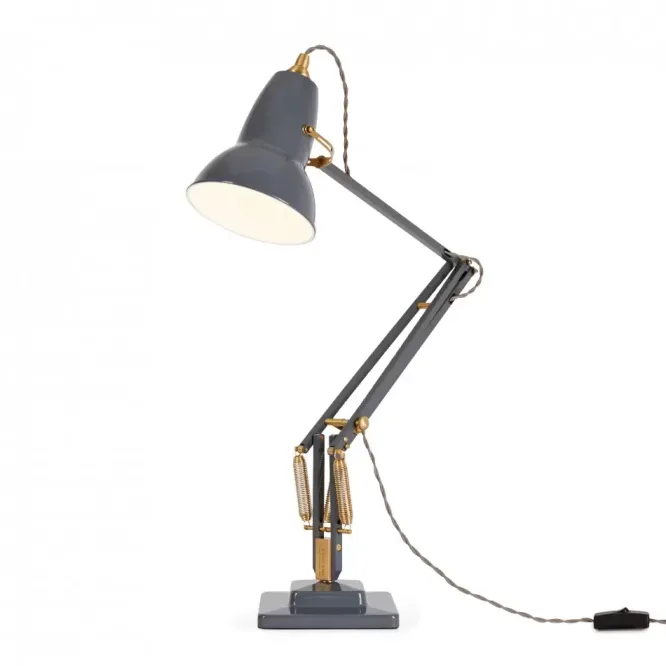 Lampa Biurkowa Original 1227 Brass Elephant Grey Anglepoise