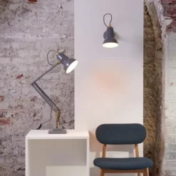 Lampa Biurkowa Original 1227 Brass Elephant Grey Anglepoise