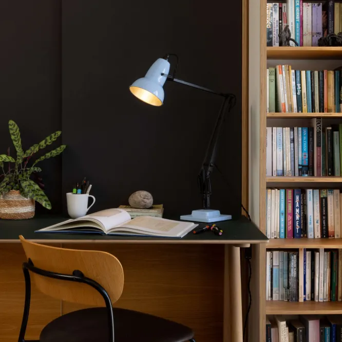 Lampa Biurkowa Original 1227 Opal Blue + Black Anglepoise