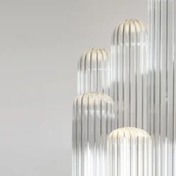 Lampa Cactus Duża Transparentna-Czarna Pulpo