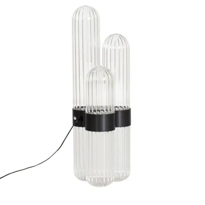 Lampa Cactus Mała Transparentna-Czarna Pulpo