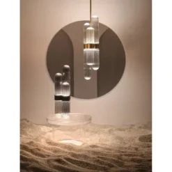 Lampa Cactus Mała Transparentna-Czarna Pulpo