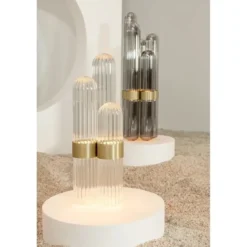 Lampa Cactus Mała Transparentna-Czarna Pulpo