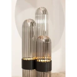 Lampa Cactus Mała Transparentna-Czarna Pulpo