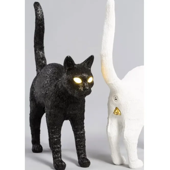 Lampa Cat Felix Czarna Seletti