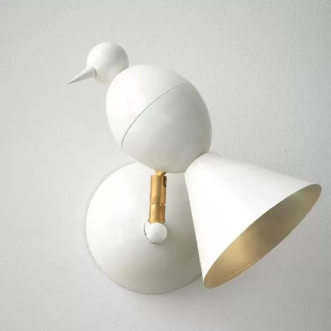 Lampa Ścienna Alouette Biała Atelier