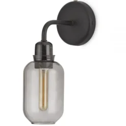 Lampa Ścienna Amp Przydymiona-Czarna Normann Copenhagen