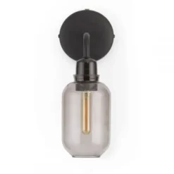 Lampa Ścienna Amp Przydymiona-Czarna Normann Copenhagen