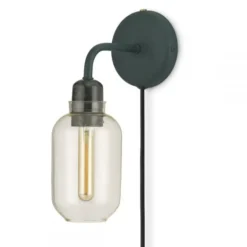 Lampa Ścienna Amp Złoto-Zielona Normann Copenhagen