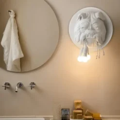 Lampa Ścienna Amsterdam Biała Karman