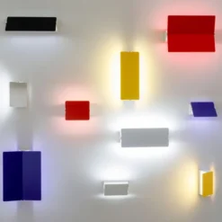 Lampa Ścienna Applique A Volet Pivotant E14 Czerwona Nemo