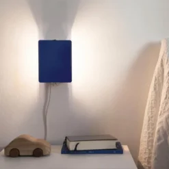 Lampa Ścienna Applique A Volet Pivotant E14 Niebieska Nemo
