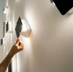 Lampa Ścienna Applique A Volet Pivotant E14 Czarna Nemo