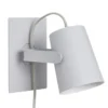 Lampa Ścienna Ardent Jasnoszara Hubsch