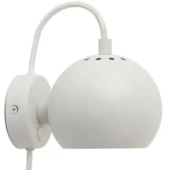 Lampa Ścienna Ball Magnet Biała Matowa Frandsen