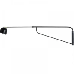Lampa Ścienna Bellman Czarna Pholc