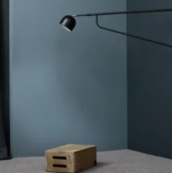 Lampa Ścienna Bellman Czarna Pholc
