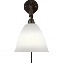 Lampa Ścienna Bestlite Bl7 Czarny Mosiądz Porcelana Gubi