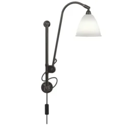 Lampa Ścienna Bestlite Bl5 Czarny Mosiądz Porcelana Gubi