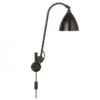 Lampa Ścienna Bestlite Bl6 Czarny Mosiądz Gubi