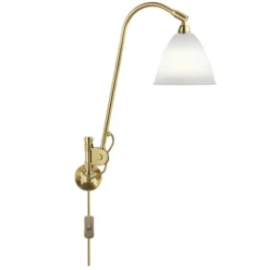 Lampa Ścienna Bestlite Bl6 Stal Mosiężna Porcelana Gubi