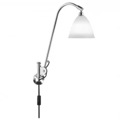 Lampa Ścienna Bestlite Bl6 Stal Chromowana Porcelana Gubi