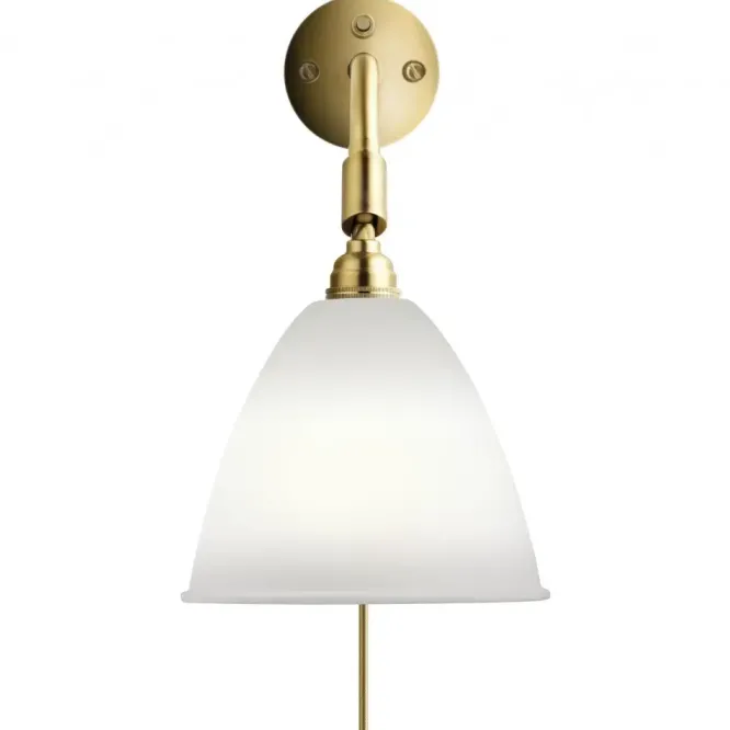 Lampa Ścienna Bestlite Bl7 Stal Mosiężna Porcelana Gubi