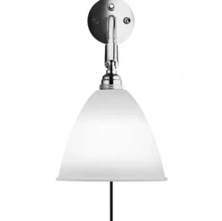 Lampa Ścienna Bestlite Bl7 Stal Chromowana Porcelana Gubi