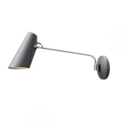 Lampa Ścienna Birdy Long Szaro-Stalowa Northern