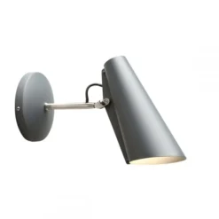 Lampa Ścienna Birdy Short Szaro-Stalowa Northern