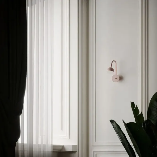 Lampa Ścienna Blush Biała Northern