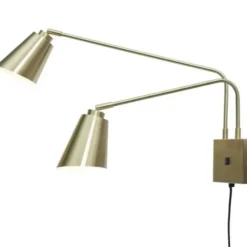 Lampa Ścienna Bremen Dwuramienna Złota Its About Romi