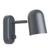 Lampa Ścienna Buddy Ciemnoszara Northern