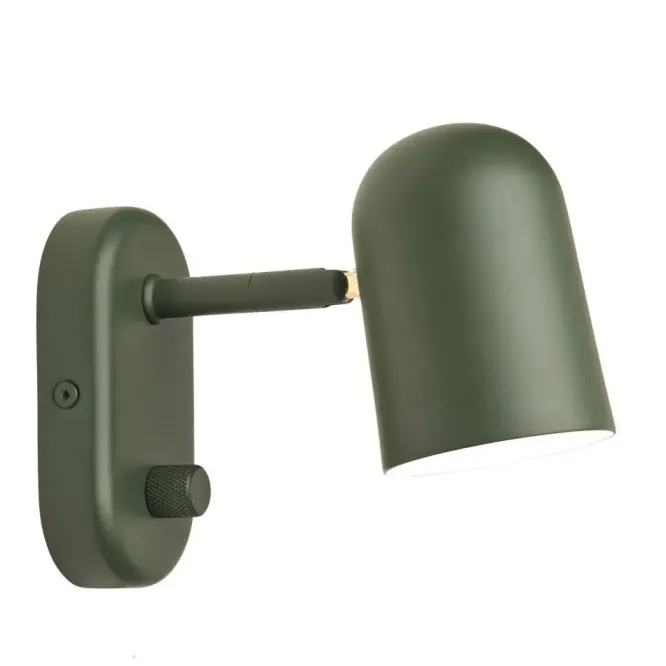 Lampa Ścienna Buddy Ciemnozielona Northern