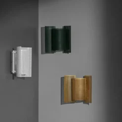 Lampa Ścienna Butterfly Stal Perforowana Mosiężna Northern